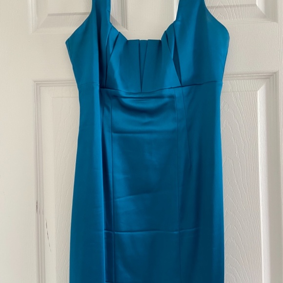 Calvin Klein teal cocktail dress - Picture 3 of 3